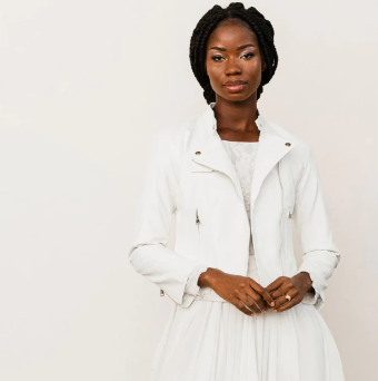 Heirloom Bridal Style #Custom Name Leather Bridal Jacket #1 default thumbnail