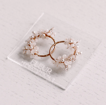 Heirloom Bridal Style #Azalea Fluer Earrings E041 #0 default thumbnail