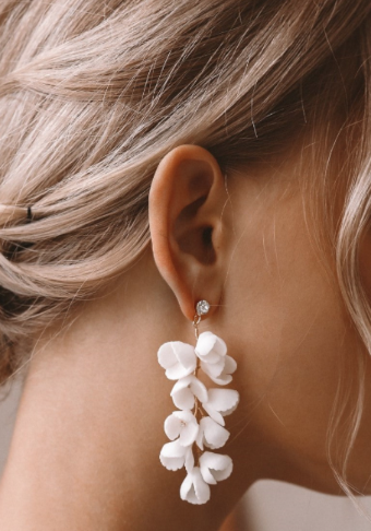 Heirloom Bridal Style #Gardenia Fleur Earrings #0 default thumbnail