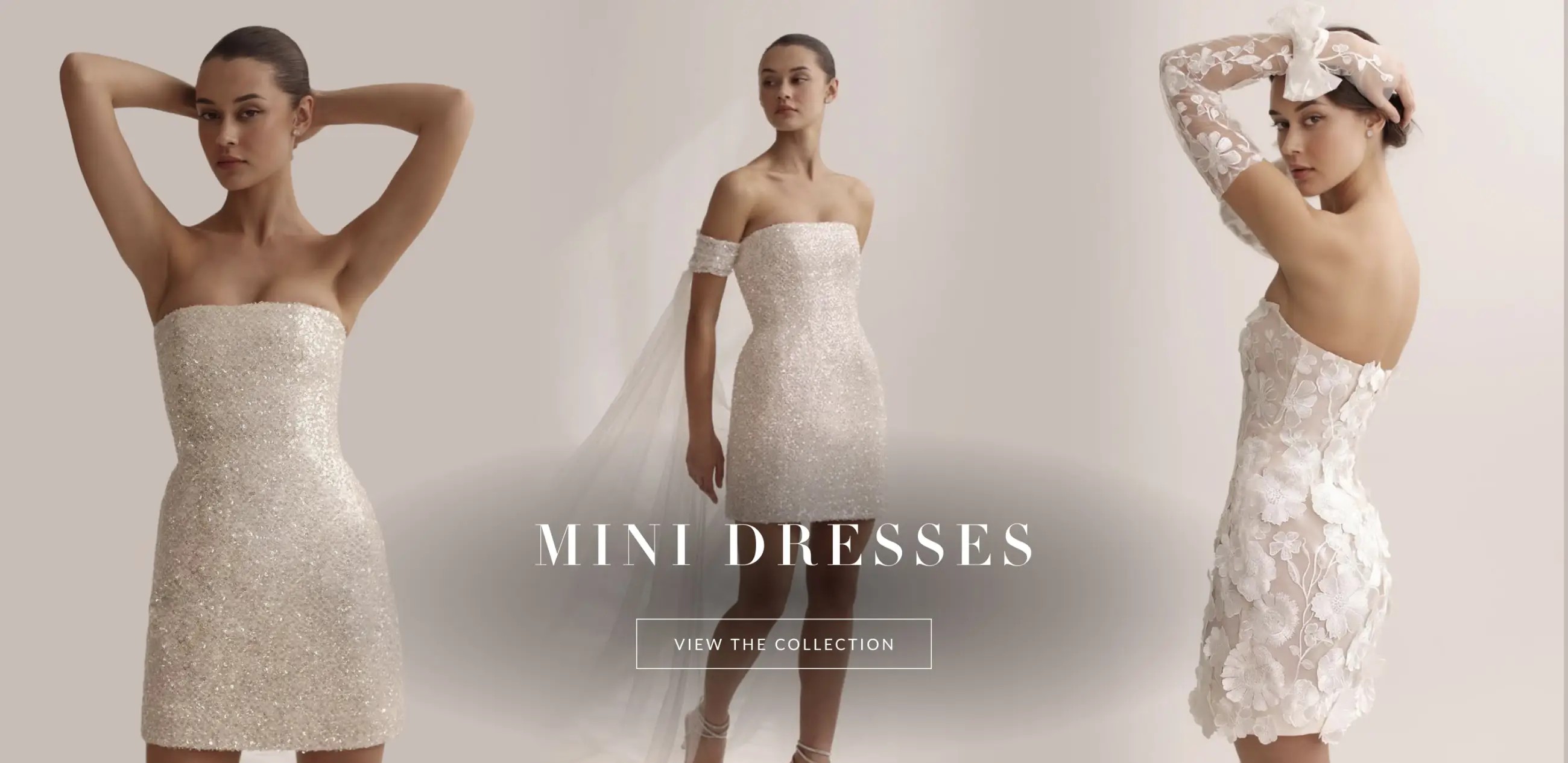 Mini Dresses at La Belle Mariee Desktop