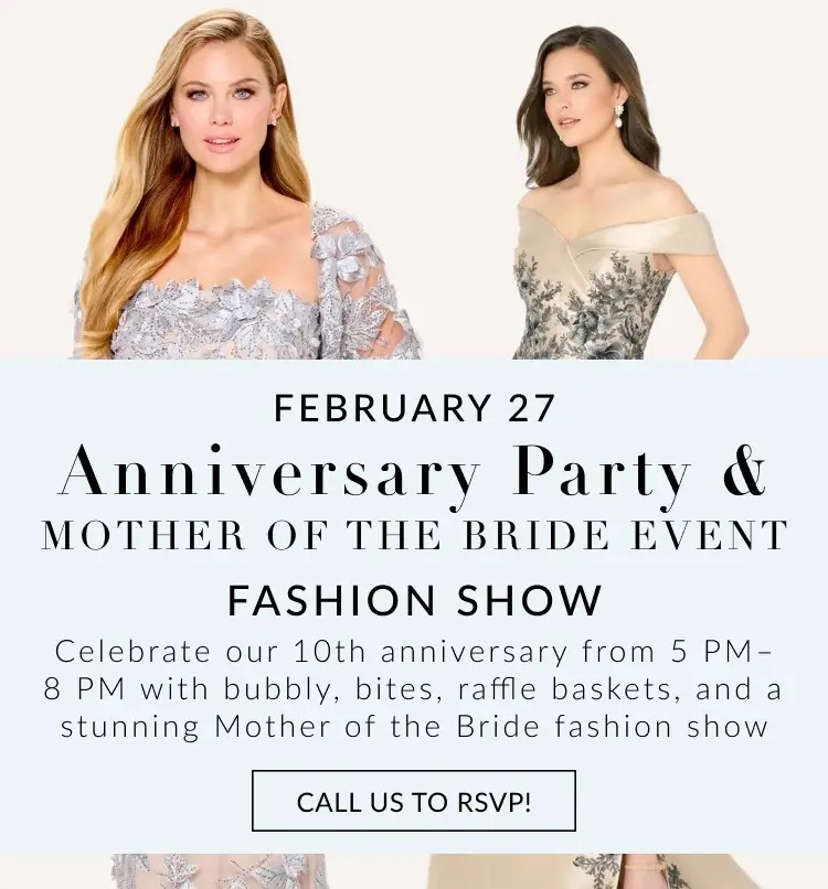 Anniversary Part and Mother of the Bride Fashion Show Event Mobile Banner